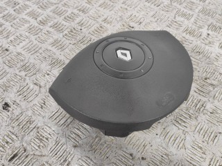 подушка безопасности водителя Renault Scenic 2 поколение 2003-2006, левый руль, 8200381851