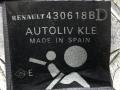 430618B, 2077290, 047070 ремень безопасности передний правый Renault Megane 1 поколение [рестайлинг] - фото №7