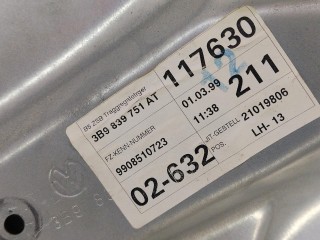 стеклоподъемник задний левый, ориг. номер 3B9839751AT, Volkswagen Passat B5 1996-2001
