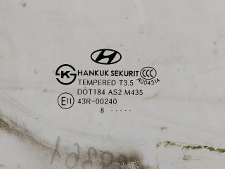 стекло двери передней правой, Hyundai H1 Grand Starex 2007-2015