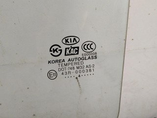 стекло двери передней левой, Kia Picanto 1 поколение 2004-2007