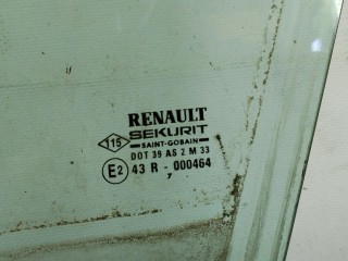 стекло двери передней левой, Renault Megane 1 поколение 1995-1999