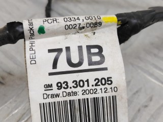 проводка двери задней правой, ориг. номер 93301205, Opel Meriva A 2002-2006