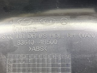 накладка двери внутренняя задняя правая, ориг. номер 836404H500, Hyundai H1 Grand Starex 2007-2015