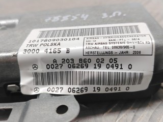 подушка безопасности двери задняя правая, ориг. номер A2038600205, Mercedes-Benz C W203 [рестайлинг] 2004-2008