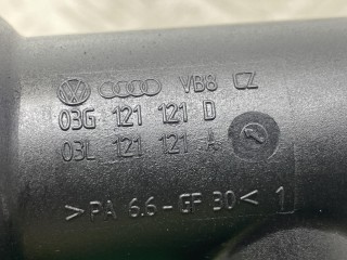 фланец (тройник) системы охлаждения, ориг. номер 03G121121D, Volkswagen Passat B6 2005-2010