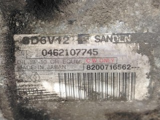 компрессор кондиционера, ориг. номер 8200716562, 0462107745, Renault Megane 2 поколение 2002-2006