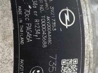 компрессор кондиционера, ориг. номер 39217353, QSH90, AKV200A448C, T000043688, Opel Astra K 2015-2019