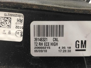 фонарь крышки багажника правый, ориг. номер 39148321, 20660215, Opel Insignia B 2017-2020