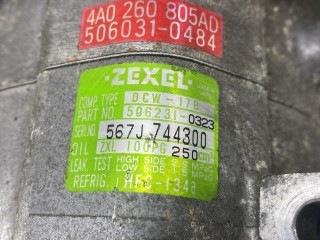 компрессор кондиционера, ориг. номер 5060310484, 4A0360805AD, 567J744300, Audi A6 C4 1994-1997