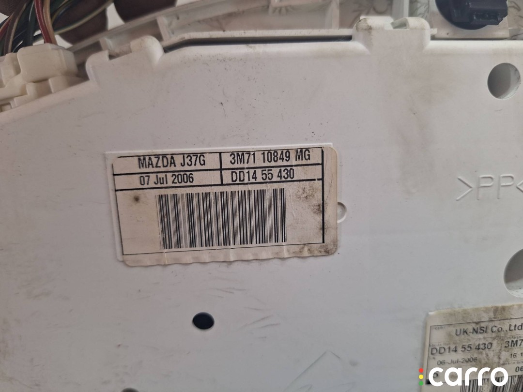 панель приборов (щиток) Mazda 2 1 поколение, левый руль, 3M7110849MG, фото 6