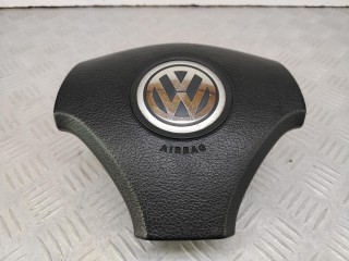 подушка безопасности водителя Volkswagen Bora 1 поколение 1998-2005, левый руль, 1J0880201J