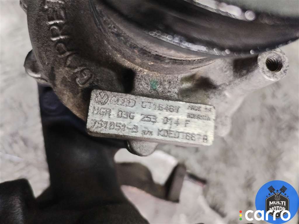 Турбина Volkswagen Touran 2006-2010, 1.9 л, дизель, 03G253014F, фото 8