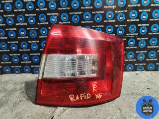 Фонарь задний правый, Skoda Rapid 2012-2017