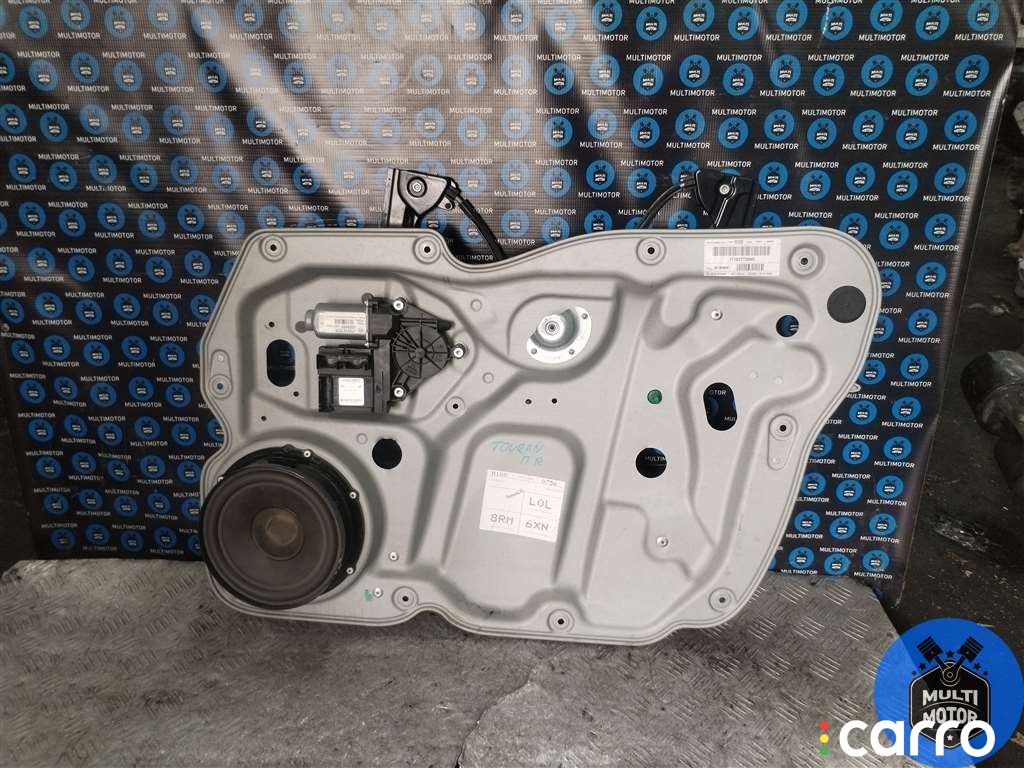 Стеклоподъемник электрический передний правый Volkswagen Touran 2003-2006, минивэн, левый руль, фото 1