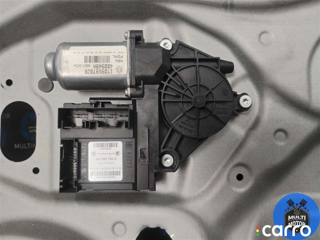 Стеклоподъемник электрический передний правый Volkswagen Touran 2003-2006, минивэн, левый руль, фото 4