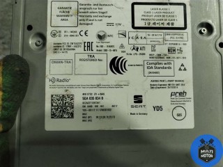 Блок мультимедиа, ориг. номер 5QA035834B, Seat Leon 2016-2020