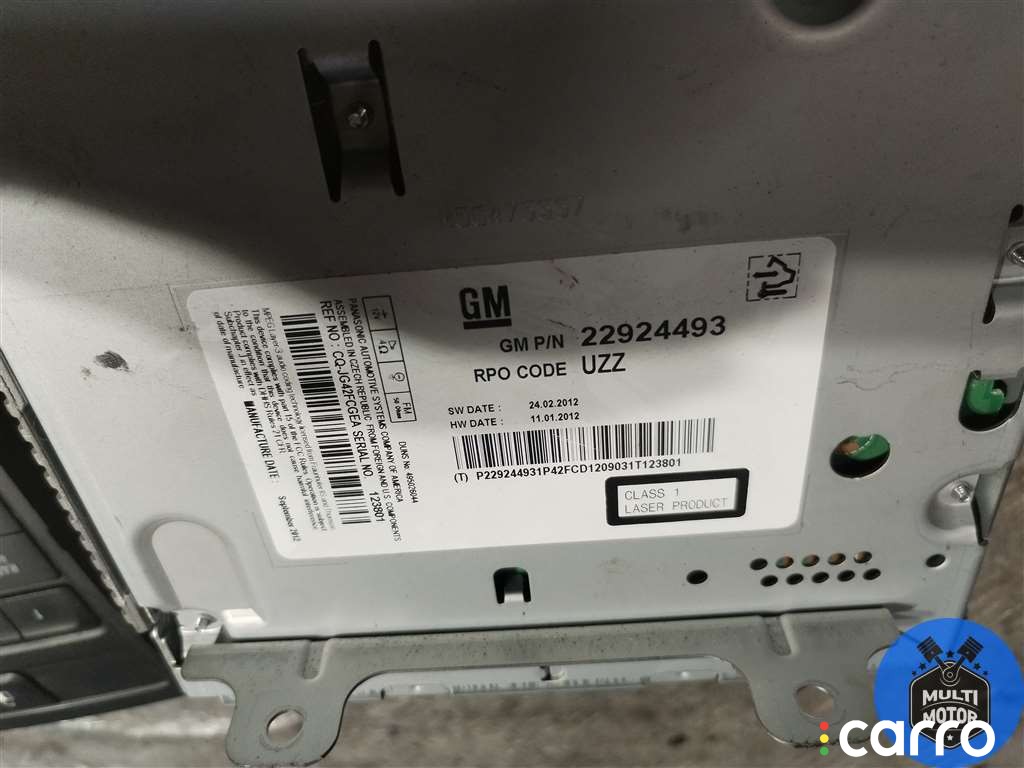 Магнитола Opel Zafira 2008-2014, 22924493, фото 7