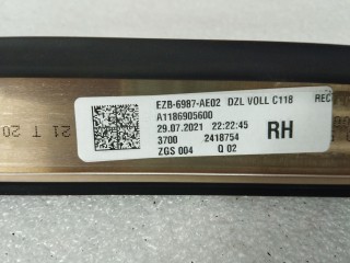 Молдинг крыши правый, ориг. номер A1186905600, Mercedes-Benz CLA C118 2019-2023