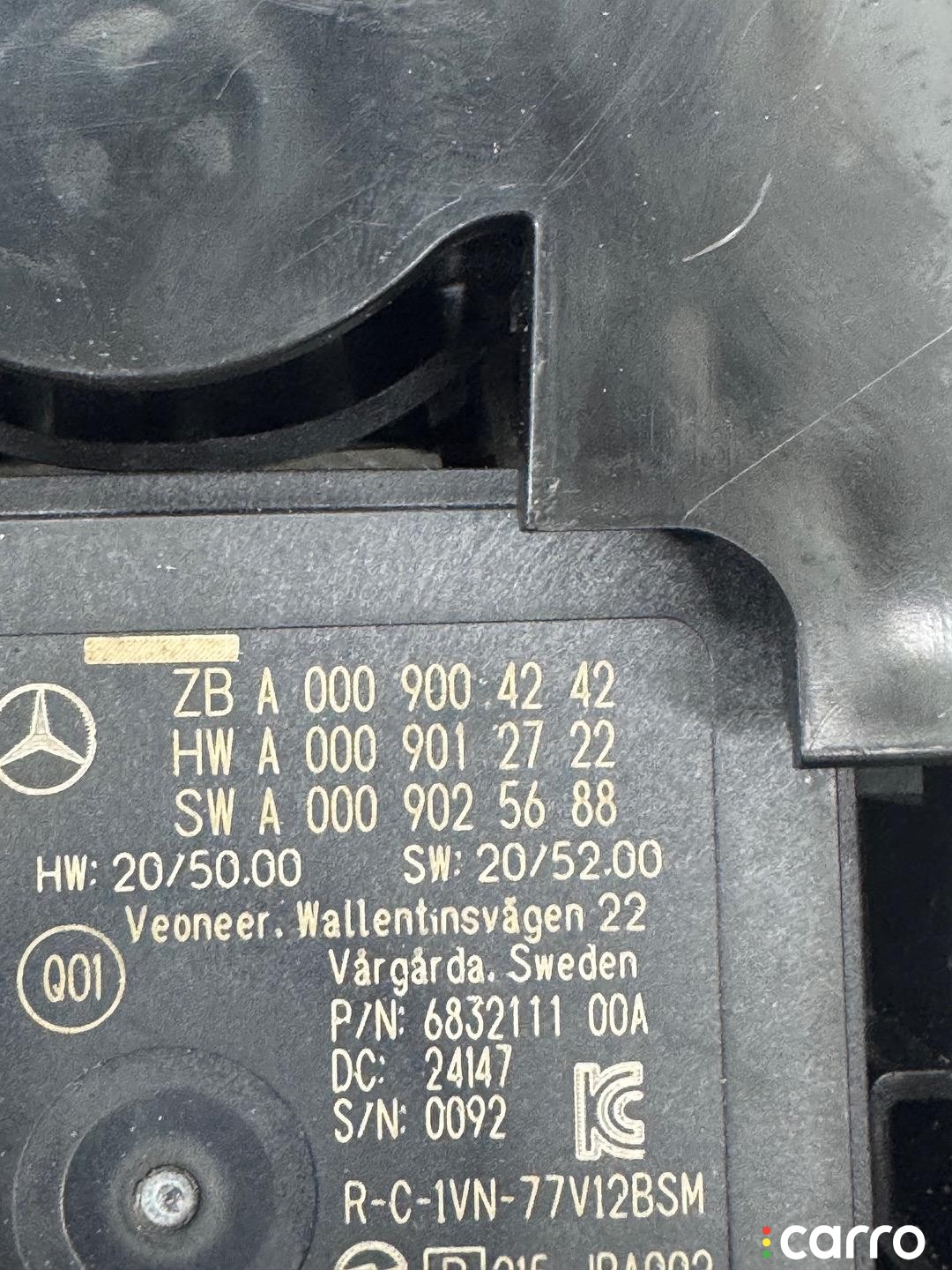 датчик мертвых (слепых) зон Mercedes-Benz GLB X247 рест, A0009004242, фото 6