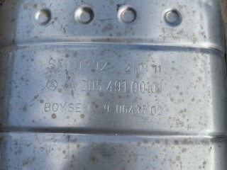 глушитель, ориг. номер A2054910001, A2054911300, Mercedes-Benz C W205/S205/C205 2014-2018