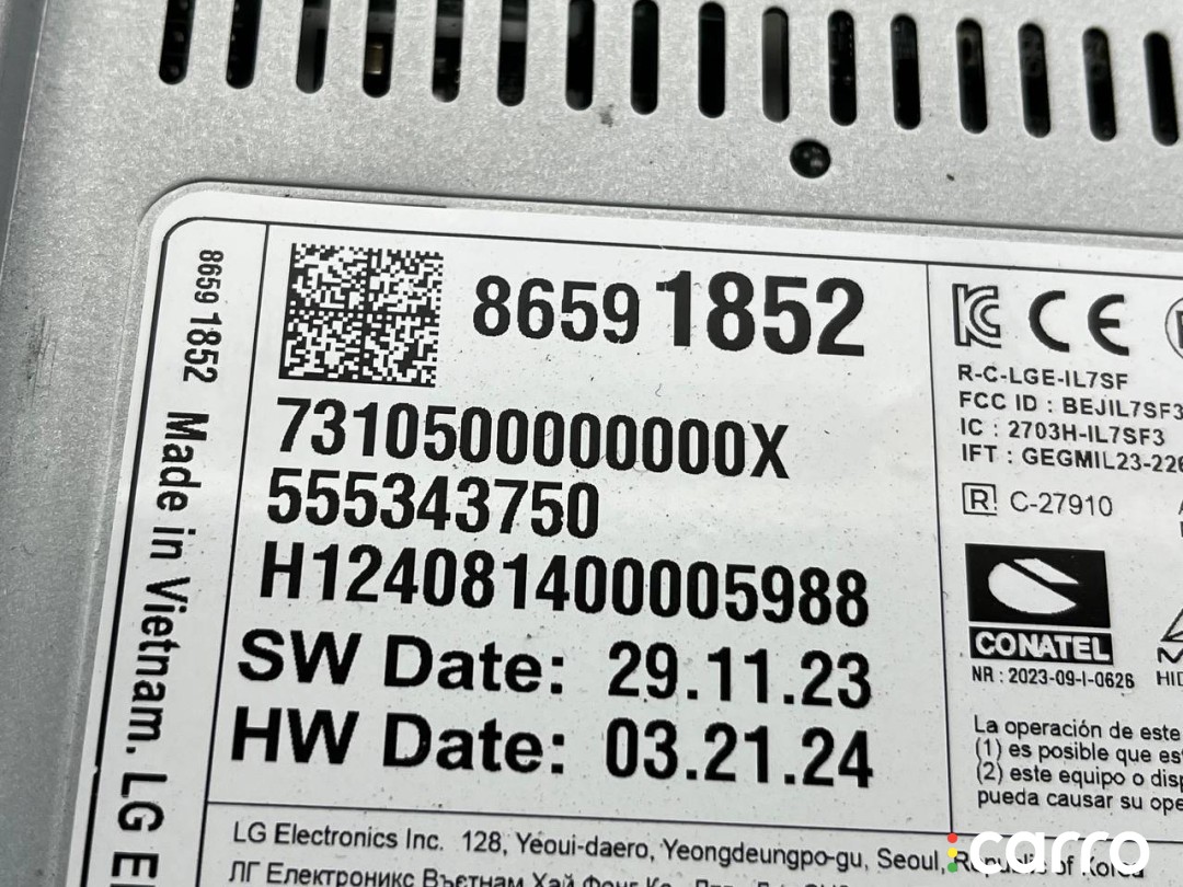 блок радио Chevrolet Trax 2 поколение 2023-2026, 86591852, фото 9