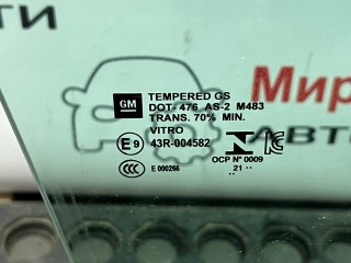 стекло двери передней правой, ориг. номер 43R004582, Chevrolet Equinox 3 2017-2021
