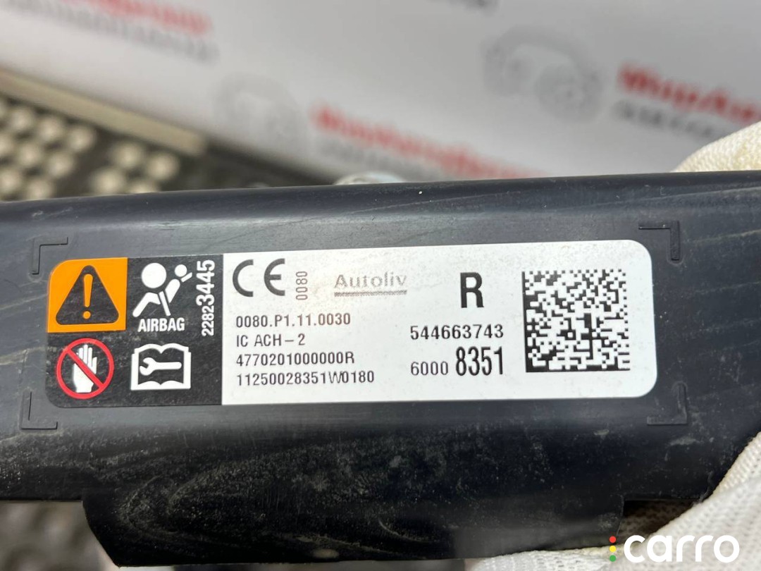 подушка безопасности боковая (шторка) правая Buick Encore GX 1 поколение [рестайлинг] 2023-2026, левый руль, 60008350, фото 10