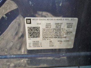 Chevrolet Equinox 3 поколение 2019г. 1.5 л. - фото №7