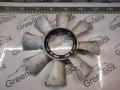 Крыльчатка вискомуфты Hyundai Galloper 1 1994г. - фото №2
