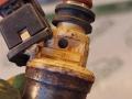 INP-056 Форсунка инжекторная электрическая Mitsubishi Lancer (V) 1991г. - фото №2