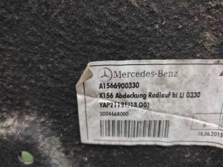 Защита арок задняя левая (подкрылок), ориг. номер A1566900330, Mercedes GLA X156 2013-2017