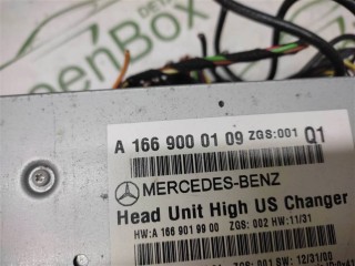 Магнитола, ориг. номер A1669000109, Mercedes ML W166 2011-2015