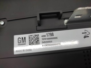 Дисплей, ориг. номер 42861798, Chevrolet Trax 2023-2026