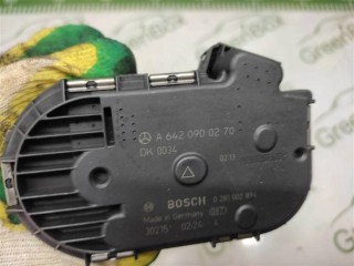 Заслонка дроссельная, ориг. номер A6420900270, Mercedes ML W166 2011-2015