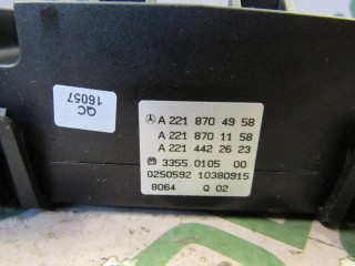 Блок управления кондиционером, ориг. номер A2218704958, Mercedes S W221 2005-2009