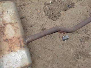 Глушитель, ориг. номер 201006RA2A, 201016RA2A, Nissan Rogue 2020-2024