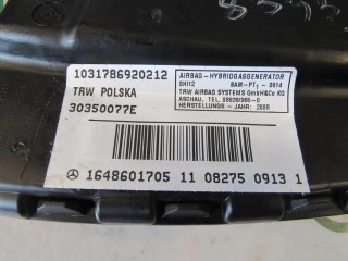 Подушка безопасности боковая (в сиденье), ориг. номер A1648601705, Mercedes ML W164 2008-2011