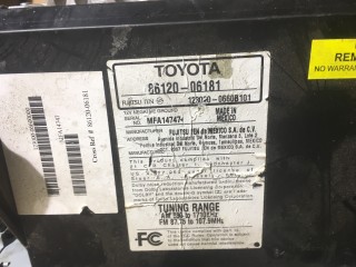 Магнитола, ориг. номер 8612006181, Toyota Camry V40