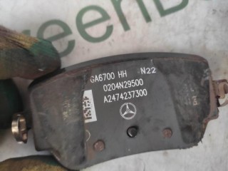 Колодки тормозные задние дисковые к-кт, ориг. номер A2474237300, Mercedes CLA C118 2019-2023
