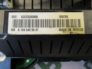 Щиток приборов (приборная панель), ориг. номер A1645409947, Mercedes ML W164 2005-2008