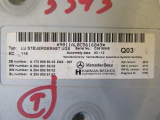 Блок мультимедиа, ориг. номер A1729009302, Mercedes SLS 2009-2014