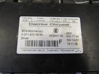 Блок управления сиденьем, ориг. номер A2118704085, Mercedes E W211 2006-2009