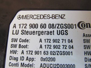 Блок управления магнитолой, ориг. номер A1729006008, Mercedes GL X166 2012-2016