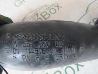 Патрубок интеркулера, ориг. номер A6510900242, Mercedes SLK R172 2011-2016