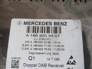 Блок радио, ориг. номер A1669003407, Mercedes CLS W218 1 поколение 2010-2014