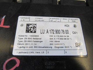 Блок управления сиденьем, ориг. номер A1729007600, Mercedes GLK X204 2008-2012