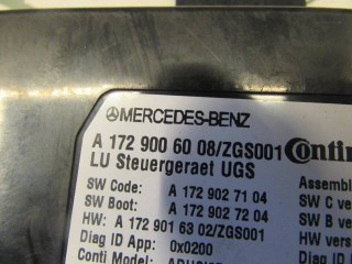 Блок управления магнитолой, ориг. номер A1729006008, Mercedes GL X166 2012-2016