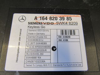 Блок управления бесключевым доступом, ориг. номер A1648203985, Mercedes ML W164 2005-2008