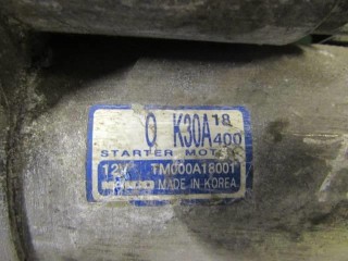 Стартер, ориг. номер TM000A18001, Kia Shuma 1 1996-2001